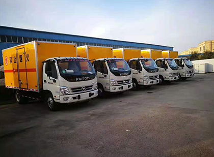 个旧爆破器材运输车